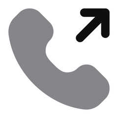 outgoing phone call icon