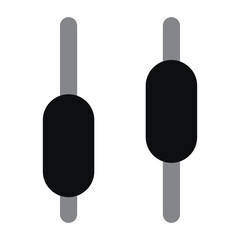 uptrend candlestick pattern icon