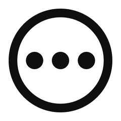 Fototapeta premium three dots icon