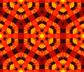 Abstrakter Kaleidoskop-Hintergrund. Schöne mehrfarbige Kaleidoskop-Textur. Einzigartiges...