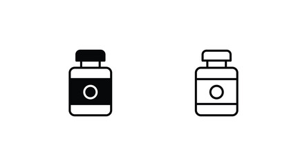 Proten icon design with white background stock illustration