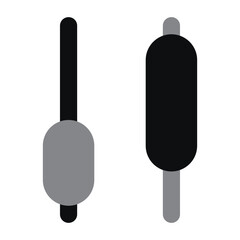 bullish engulfing candlestick icon
