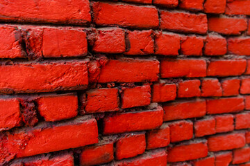 Obraz premium red brick wall