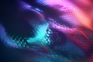 minimalist gradient foil holographic digital background. generative AI