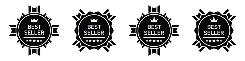 Top Brand LabelBest seller label icon, vector illustration