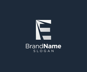 Letter E logo design for various types of businesses and company. Luxury and elegant Letter E