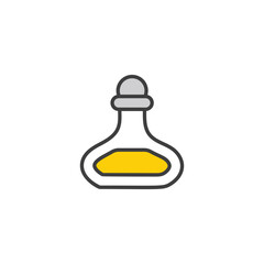 Whiskey icon design with white background stock illustration