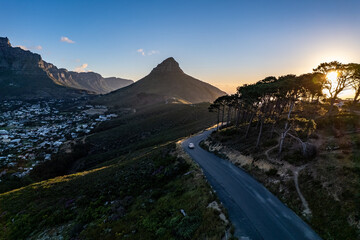 Lionshead, Cape Town at sunset