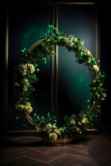 Transform Your Studio with Large Floral Wreath and Big Flower Buds - Perfect for Wedding and Maternity Photos
