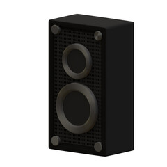 Obraz premium 3d rendered speaker sound system perfect for music design project