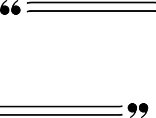 Quote frames blank templates . Text in brackets citation empty speech bubbles quote bubbles. Textbox isolated on color. 