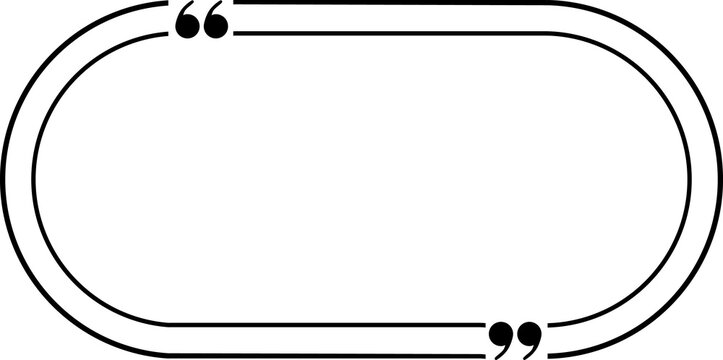 Quote frames blank templates . Text in brackets citation empty speech bubbles quote bubbles. Textbox isolated on color. 