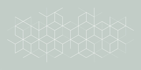 The graphic design elements with isometric shape blocks. Vector illustration of abstract geometric background © ABCDESIGN