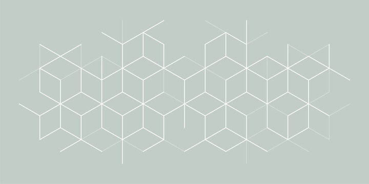 The graphic design elements with isometric shape blocks. Vector illustration of abstract geometric background