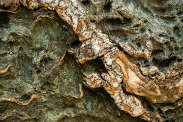 Beautiful stone texture close-up. Natural patterns on stone. 