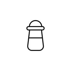 Salt icon design with white background stock illustration