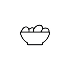 Food icon design with white background stock illustration