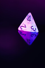 Dice for board game and role-playing game