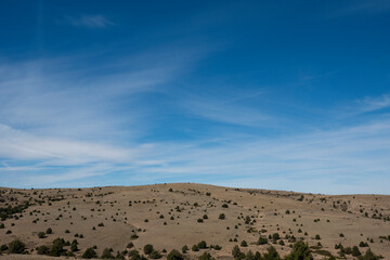 Landscape in Javalambre mountains Teruel Spain