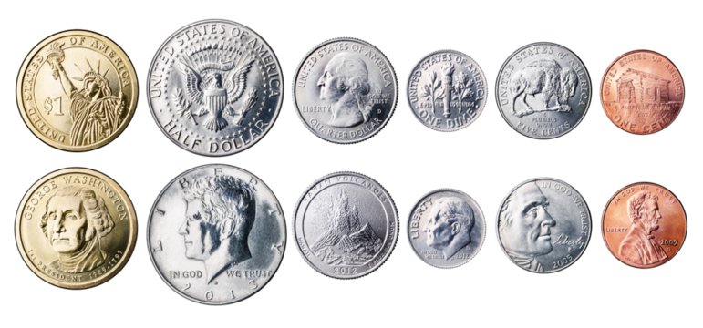 course coin set , usa