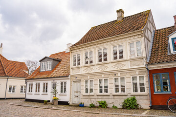 Fototapeta na wymiar Historical Buildings in the heart of Odense