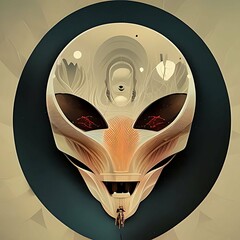 Allien platinum skull