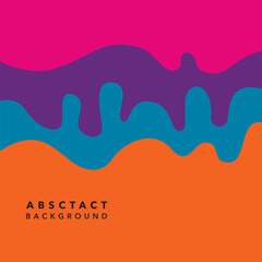 abstract liquid banners flat geometric color fluid background decoration decorative shapes paint design template splash wave