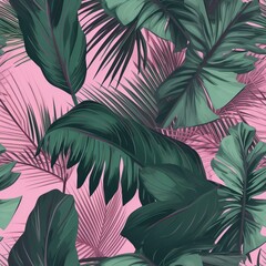 botanical opportunity organize, come full circle for organize and overhaul, with plant establishment for prints and weaved works of craftsmanship . Seamless pattern, AI Generated