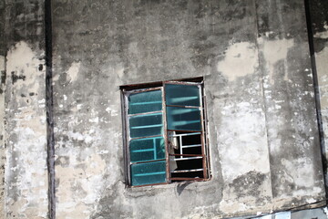 old window in the wall