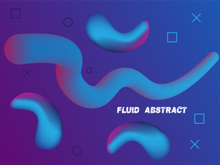 Fluid abstract graphic design