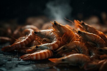 shrimp and seafood. Generative AI