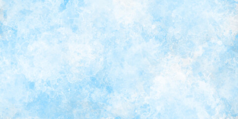 Abstract Watercolor shades blurry and defocused Cloudy Blue-Sky Background.  watercolor white and blue texture background.
