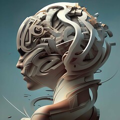 Eco friendly wooden hair