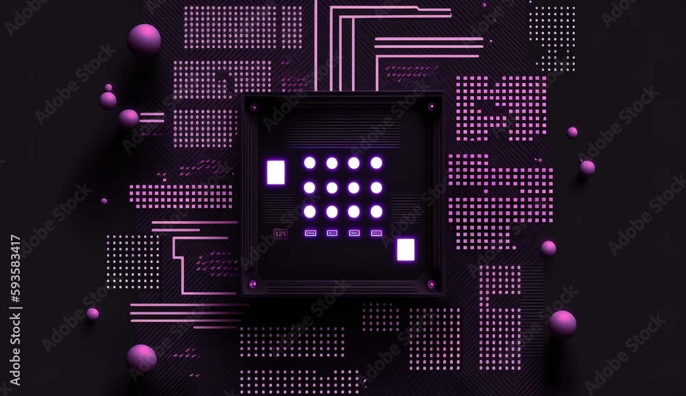 Poster abstract background, global network connection. generative ai