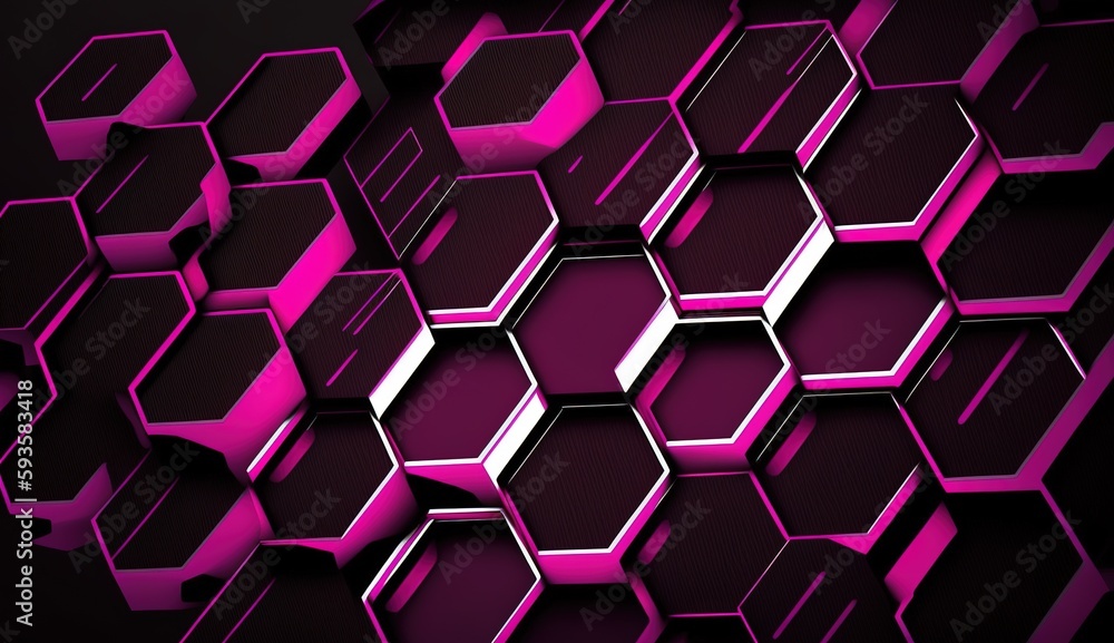 Aufkleber abstract background, global network connection. generative ai