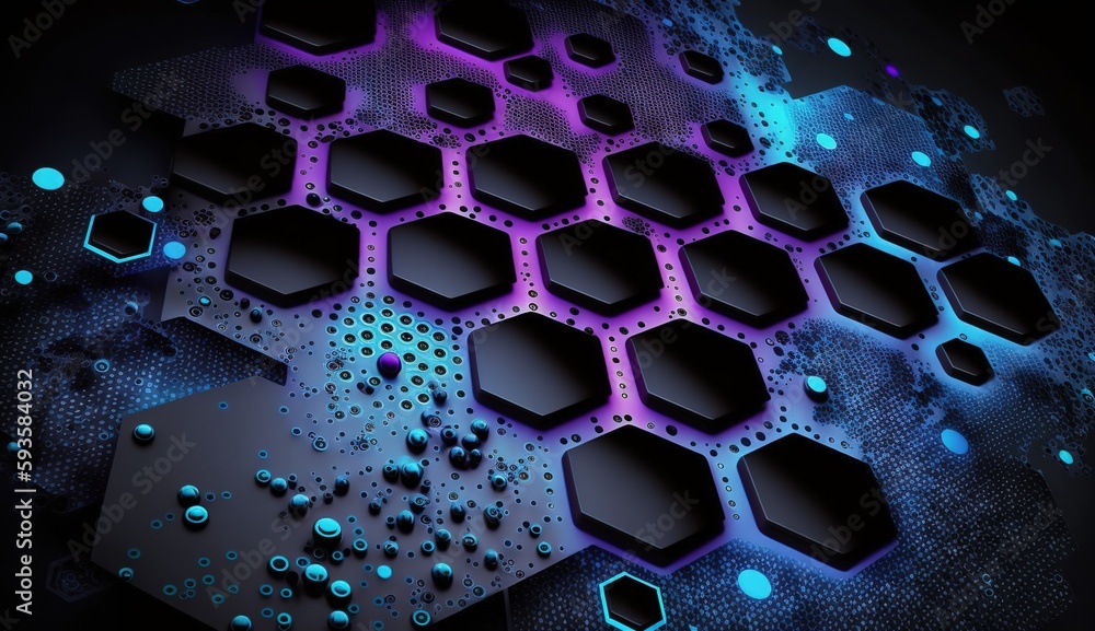Poster abstract background, global network connection. generative ai
