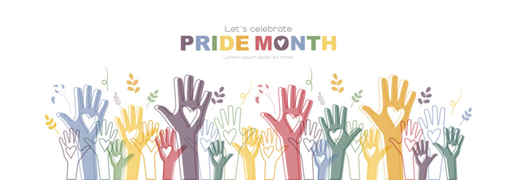 Pride Month banner.