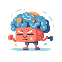 AI Brain Neurology Neuroscience character