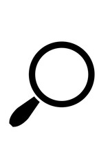 Lupe / Isoliert / isolated / Transparenter Hintergrund / Hintergrund / Fall lösen / Suchen / Vergrößern