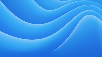blue gradient elegant background. Beautiful waves wallpaper background design.