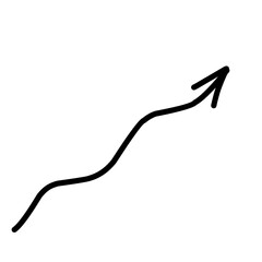 Arrow line vector