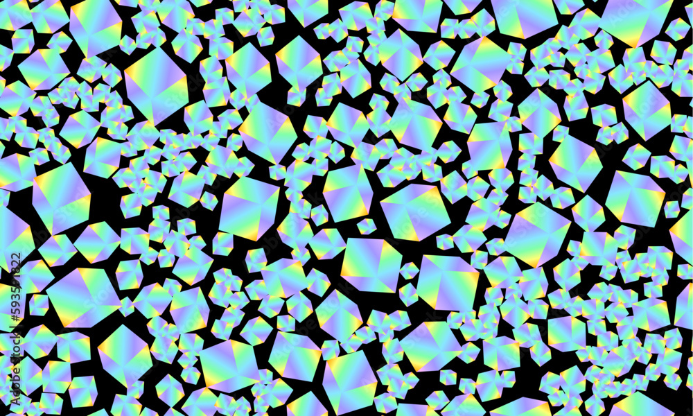 Poster Abstract seamless geometric pattern. Horizontal vector image.