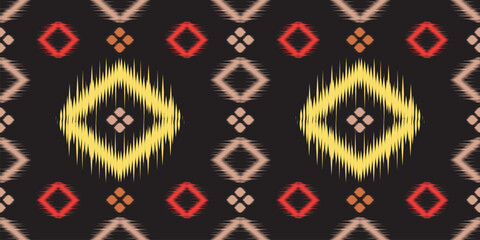 Geometric ethnic pattern seamless flower color oriental. seamless pattern. Design for fabric, curtain, background, carpet, wallpaper, clothing, wrapping, Batik, fabric,Vector illustration