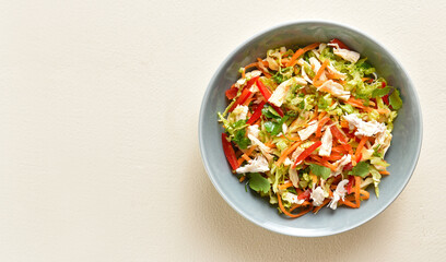 Thai style chicken salad