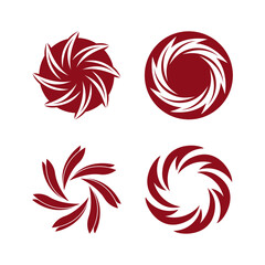 Vortex vector illustration icon