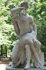 Statue in the Palace on the Isle in Lazienki park, Warsaw, Poland