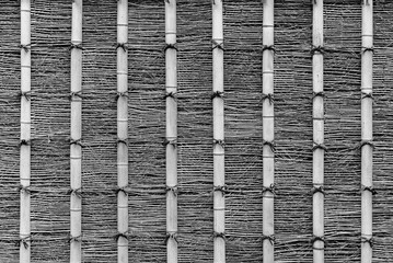 Bamboo fence of Japanese architecture