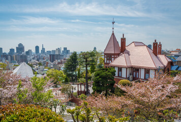 Historical building in Kitano district, Kobe city, Japan