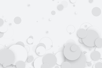 Abstract background with white circle shape