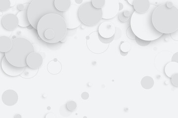 Abstract background with white circle shape